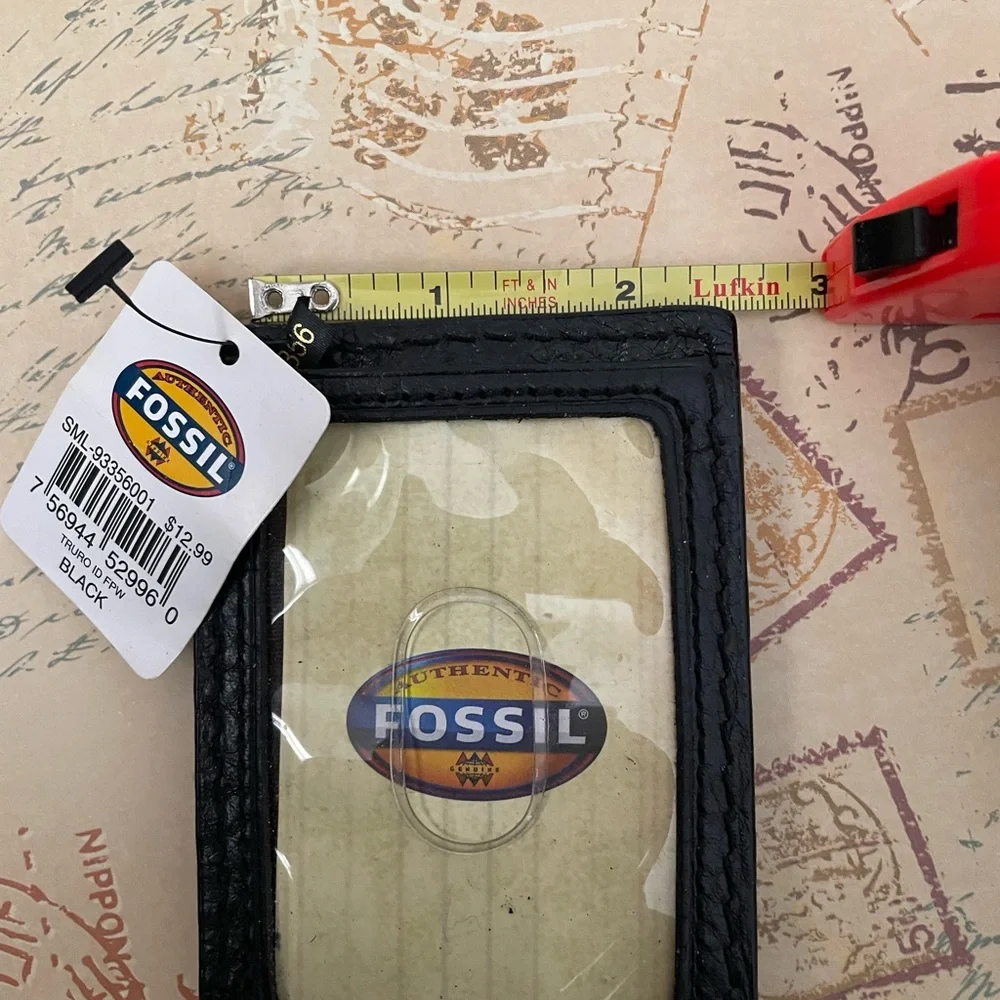 Fossil Black Card Holder